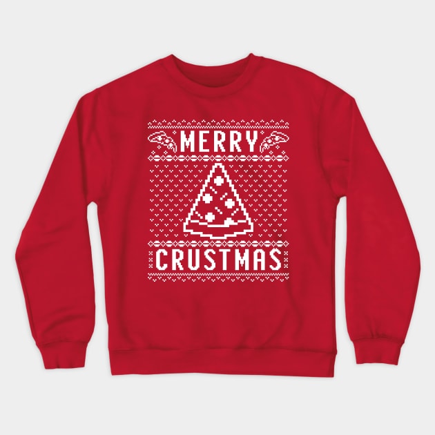 Merry Crustmas Sweater Crewneck Sweatshirt by DetourShirts